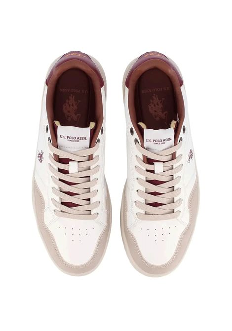 U.S. Polo Assn. Elia001A Shoes White Red Men U.S. POLO | Sneakers | ELIA001A-WHIDRE